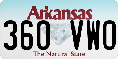 AR license plate 360VWO