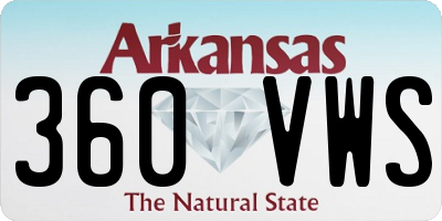 AR license plate 360VWS