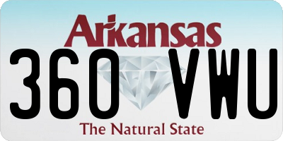 AR license plate 360VWU