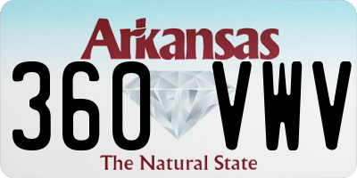AR license plate 360VWV