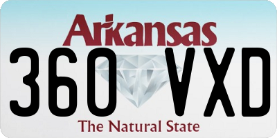 AR license plate 360VXD