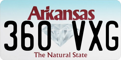 AR license plate 360VXG