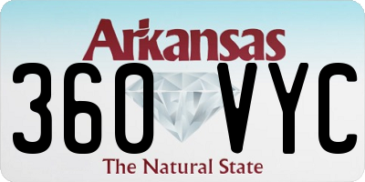 AR license plate 360VYC