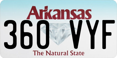 AR license plate 360VYF