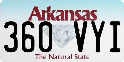 AR license plate 360VYI