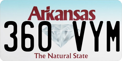 AR license plate 360VYM