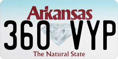 AR license plate 360VYP
