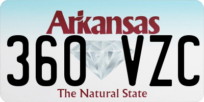 AR license plate 360VZC