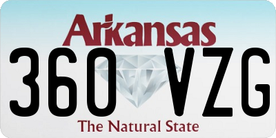 AR license plate 360VZG