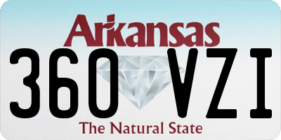 AR license plate 360VZI