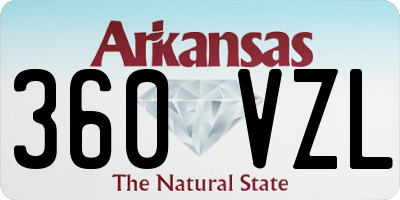 AR license plate 360VZL