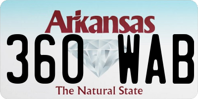AR license plate 360WAB