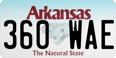 AR license plate 360WAE
