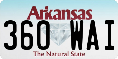 AR license plate 360WAI