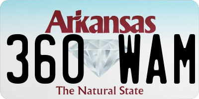 AR license plate 360WAM