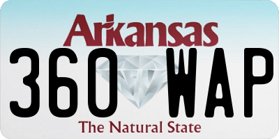 AR license plate 360WAP