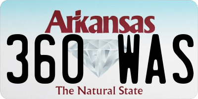 AR license plate 360WAS