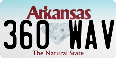 AR license plate 360WAV