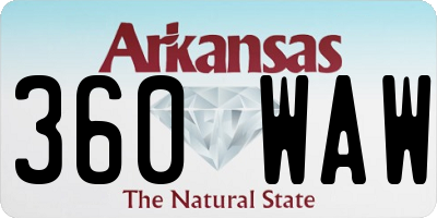 AR license plate 360WAW