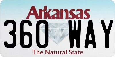 AR license plate 360WAY