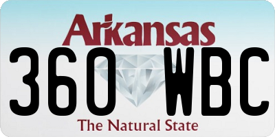 AR license plate 360WBC