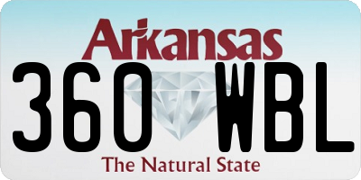 AR license plate 360WBL