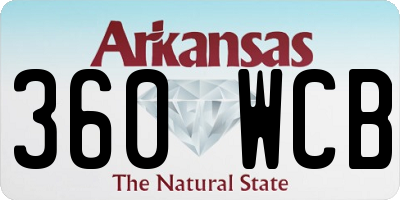 AR license plate 360WCB