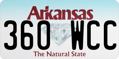 AR license plate 360WCC