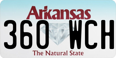 AR license plate 360WCH