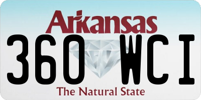 AR license plate 360WCI