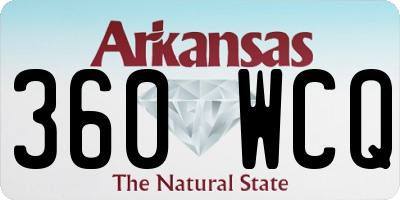 AR license plate 360WCQ