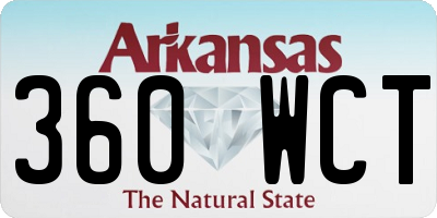 AR license plate 360WCT