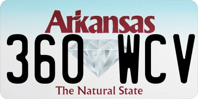 AR license plate 360WCV