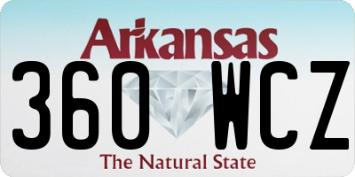 AR license plate 360WCZ