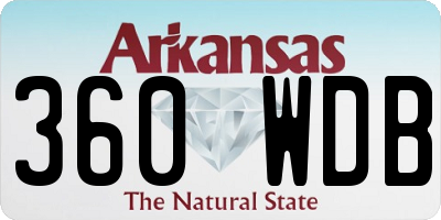 AR license plate 360WDB