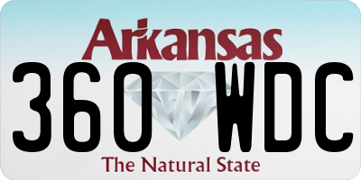 AR license plate 360WDC