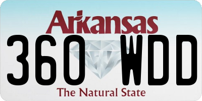 AR license plate 360WDD