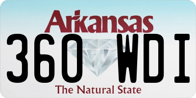 AR license plate 360WDI