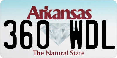 AR license plate 360WDL