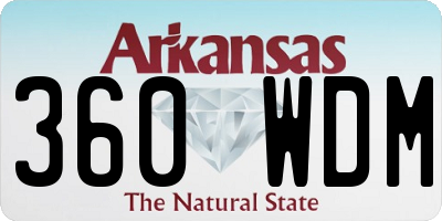 AR license plate 360WDM