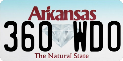 AR license plate 360WDO