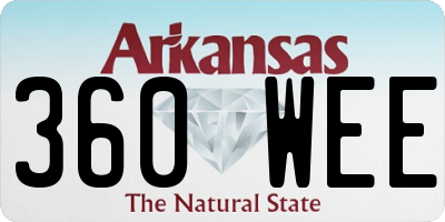 AR license plate 360WEE