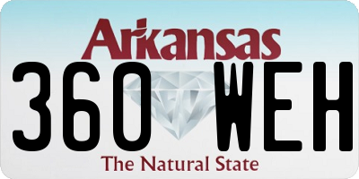 AR license plate 360WEH