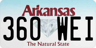 AR license plate 360WEI