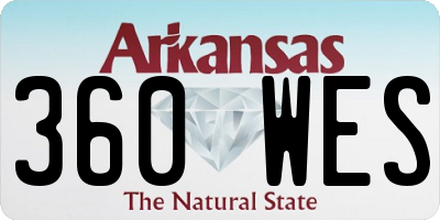 AR license plate 360WES
