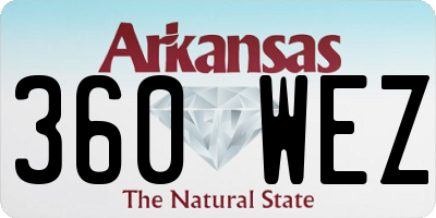 AR license plate 360WEZ