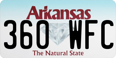 AR license plate 360WFC