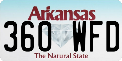 AR license plate 360WFD