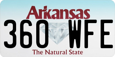 AR license plate 360WFE