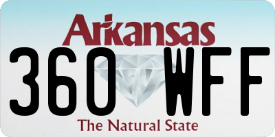 AR license plate 360WFF
